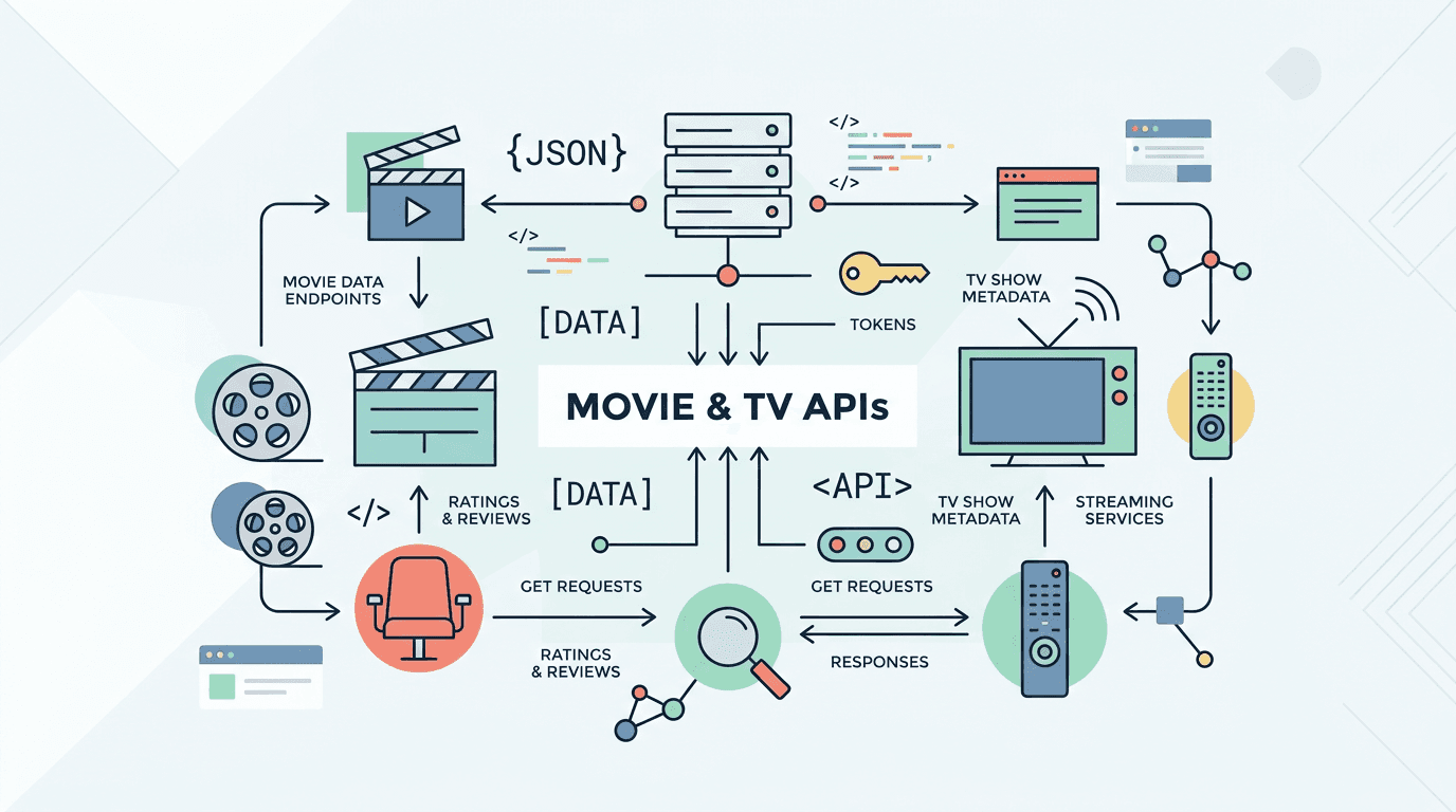 Best Free Movie and TV APIs for Developers in 2026 cover image
